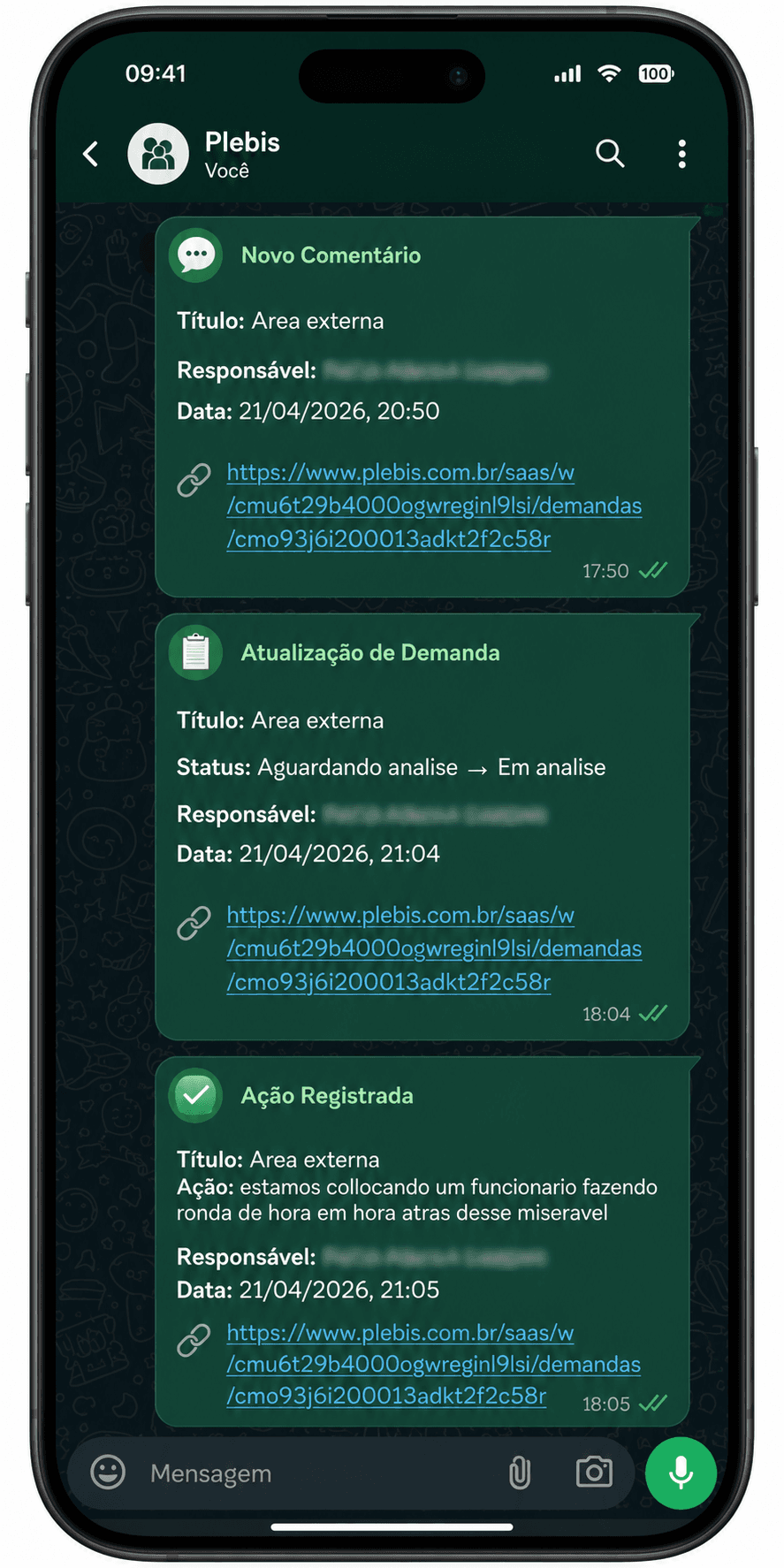 Conectado ao WhatsApp